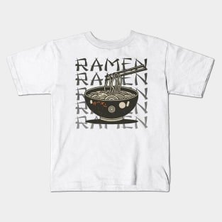 Ramen (dark gradient) Kids T-Shirt